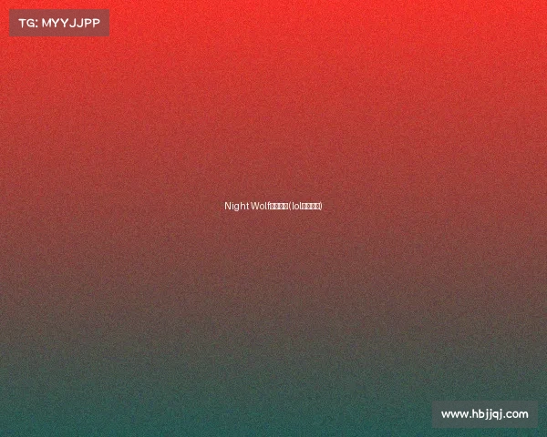 Night Wolf电子竞技(lol电竞之夜)